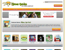 Tablet Screenshot of games-garden.com